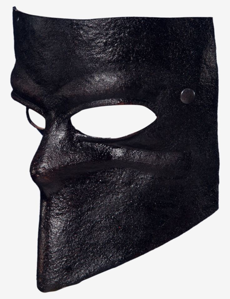 Black Medieval Masquerade Mask, Medieval Style Black Masquerade Mask, Medieval Black Masquerade Mask, Artistic Black Theater Mask, Artistic Black Masks For Theater, Gothic Full Face Masks And Prosthetics For Masquerade, Medieval Black Mask For Masquerade, Medieval Black Mask For Costume, Medieval Black Costume Mask