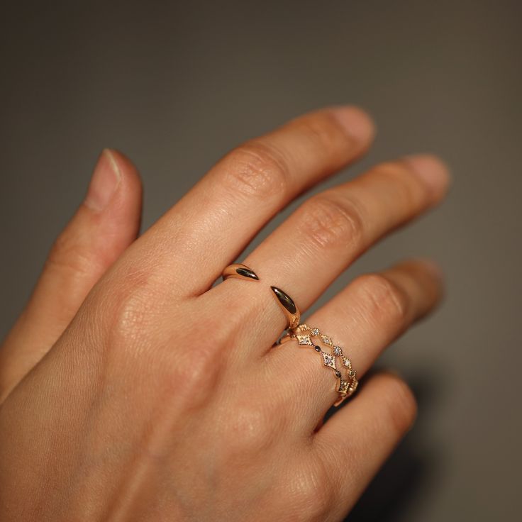 Open Cuff Ring, 14K Gold Open Ring, Open Ring, Cuff Ring, 10K 14K Solid Gold Ring, Minimalist Ring, Bold Ring, Stacking Ring, Layering Ring ≫ Product Details ◈ Handmade / Handcrafted Fine Jewelry ◈ Ring Thickness: 3.5mm (Thickest part) ◈ Gold Weight: Approx. 2.7g (Based on size 7) ◈ Metal: 10K / 14K Solid Gold (18K also available - Additional fees may apply) ◈ Gold Color: White gold, Rose gold, Yellow gold ≫ Please read our FAQ below for more detail. Stackable Rose Gold Initial Ring Open Design, Stackable Rose Gold Initial Open Ring, Stackable Open Initial Ring In Rose Gold, 14k White Gold Open Band Midi Rings, Minimalist Diamond Cut Open Ring, Minimalist Open Diamond Cut Ring, Fine Jewelry Stackable Initial Open Ring, Elegant Stackable Midi Rings With Open Band, Stackable Open Ring Initial In Fine Jewelry