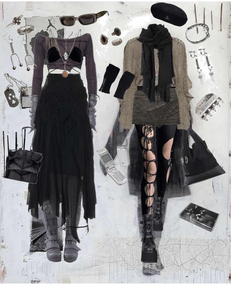 Goth Fairy Core Outfits, Punk Outfit Ideas For Women, Fantasy Grunge Outfits, Metal Punk Outfit, Faerie Goth Fashion, 90s Goth Outfits Grunge, Dark Fairy Aesthetic Outfit, Grunge Fairycore Outfits Aesthetic, Fairy Punk Outfits