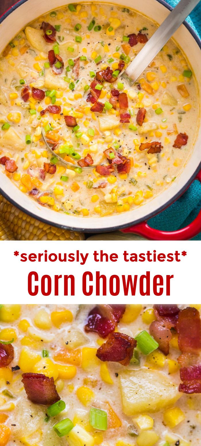 corn chowder is an easy and delicious side dish