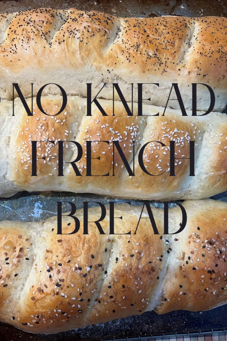 This no knead french bread is ready-to-eat in about two hours. It makes three loaves of soft delicious french bread. No Knead French Bread, Biscuit Donuts, Beautiful Bread, Sourdough Bread Starter, Bread Crackers, Bread Starter, Artisan Bread Recipes, Knead Bread, Bread Mix