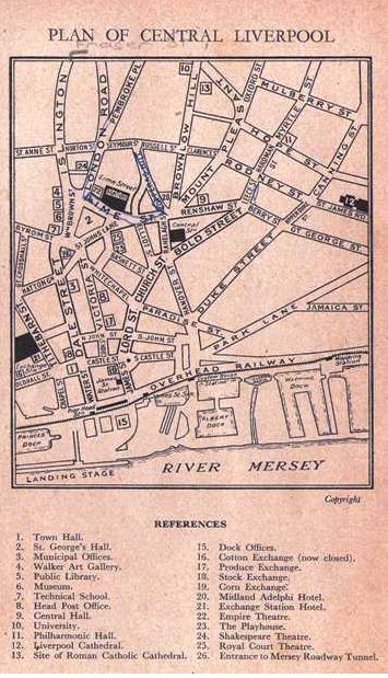 an old map shows the location of several different areas