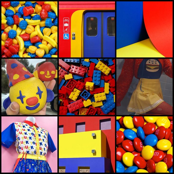 there are many different pictures that have been made to look like children's toys