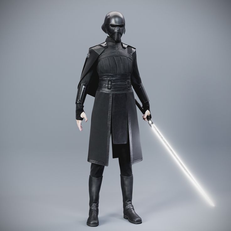 a star wars character with a light saber