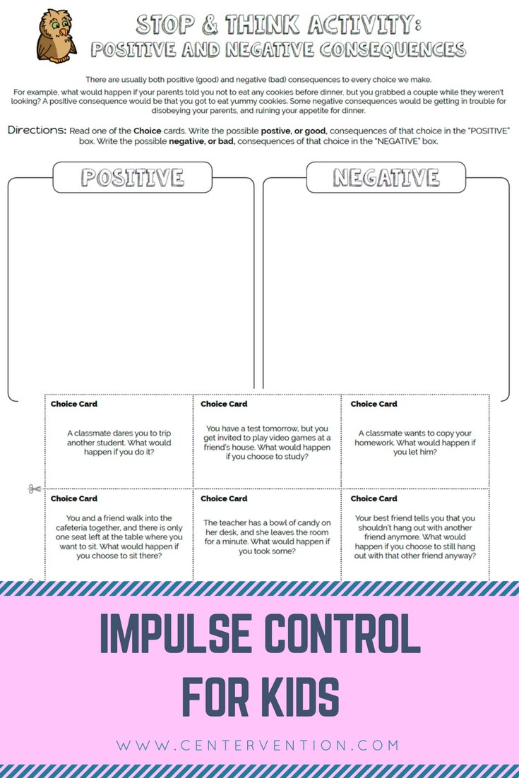 Impulse Control Therapy Activities, Stop And Think Impulse Control, Stop Think Act Activities, Impulse Control Activities For Adults, Impulsivity Control For Kids, Making Choices Activities Kids, Impulsivity Activities For Kids, Making Good Choices Activities For Kids, Choices And Consequences Activities