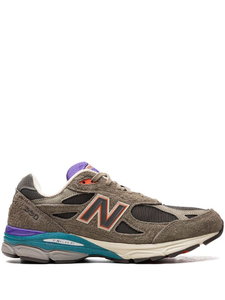 green/purple/orange calf suede mesh panelling logo patch to the side round toe front lace-up fastening logo patch at the tongue embroidered logo to the side chunky rubber sole These styles are supplied by a premium sneaker marketplace. Stocking only the most sought-after footwear, they source and curate some of the most hard to find sneakers from around the world. New Balance Low-top Running Shoes With Logo Patch, Lace-up Running Sneakers With Logo Patch, New Balance High-top Running Shoes With Logo Patch, New Balance Leather Sneakers With Logo Patch, Round Toe Sneakers With Logo Patch For Running, Green Round Toe Sneakers With Logo Patch, Green Sneakers With Logo Patch And Round Toe, Green Low-top Sneakers With Logo Patch, Sporty Sneakers With Logo Patch For Running