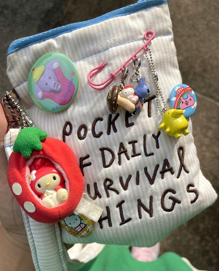 Novelty Aesthetic, Trinket Bag, Fun Things To Buy, Keychain Charms, Sonny Angel, In My Bag, All Things Cute, Cute Little Things, Cute Bags