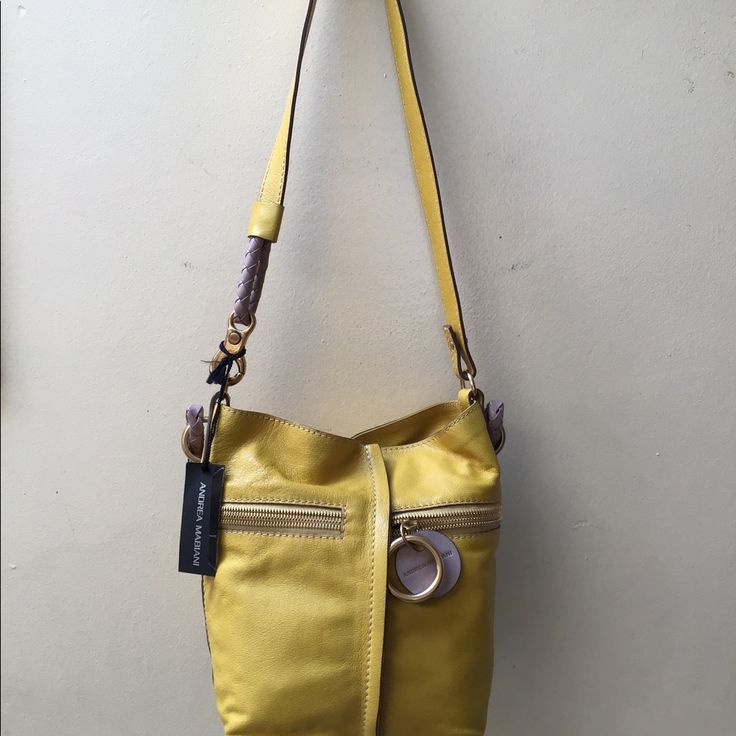 Mustard Color Bag, Gold Detailing In Zipper, Brand New With Tags. Original Value $400. Can Be Used Two Ways. Getting Rid Of My Belongings To Fund My Daughter Through Nursing School. Comes With Dust Bag! Designer Yellow Rectangular Shoulder Bag, Luxury Yellow Crossbody Bag, Luxury Yellow Shoulder Bag For Shopping, Luxury Yellow Satchel Shoulder Bag, Luxury Yellow Bucket Bag For Daily Use, Luxury Yellow Bucket Bag For Shopping, Luxury Yellow Bucket Bag For Travel, Designer Yellow Pouch Bag, Luxury Yellow Rectangular Bucket Bag