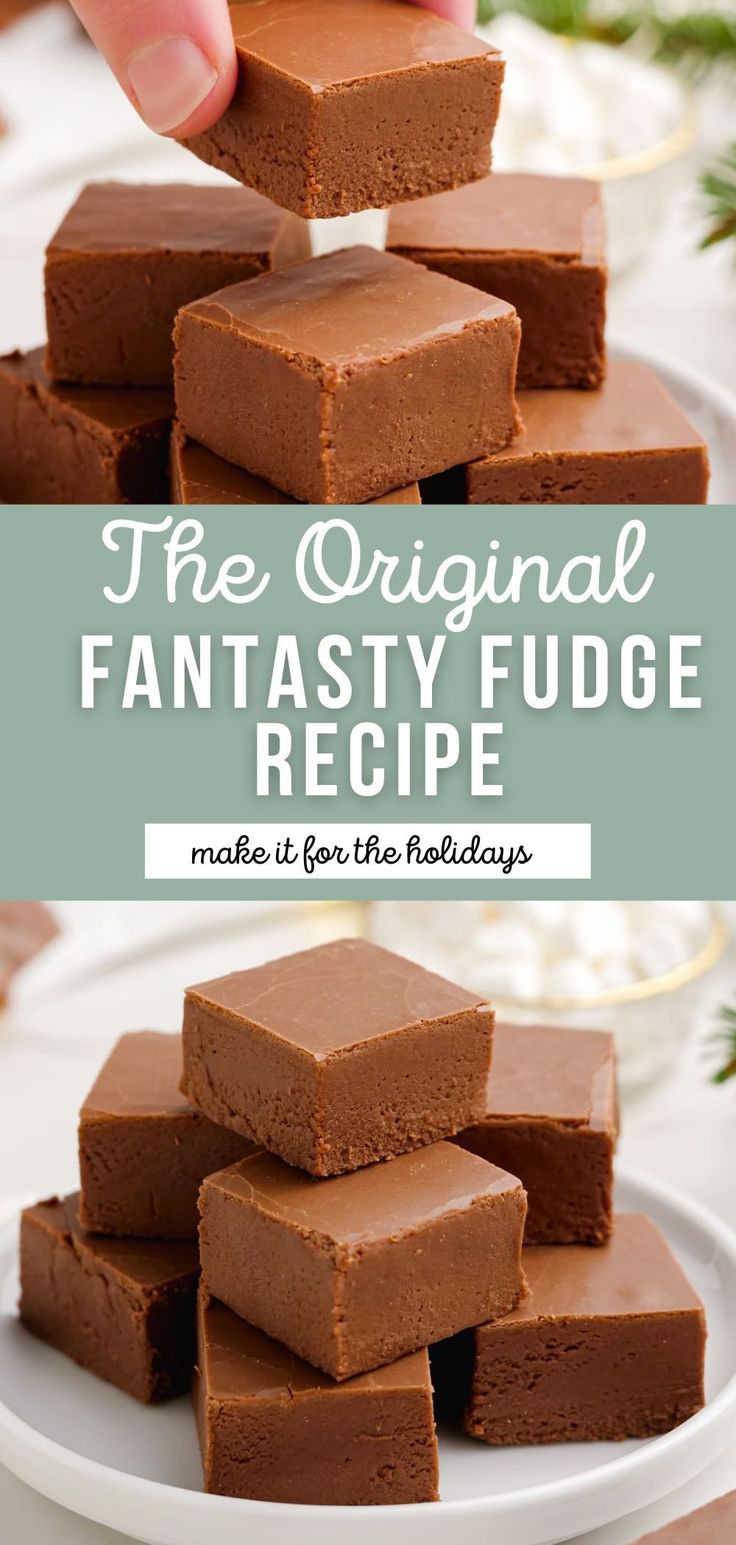 the original fantasy fudge recipe made with just four ingredients