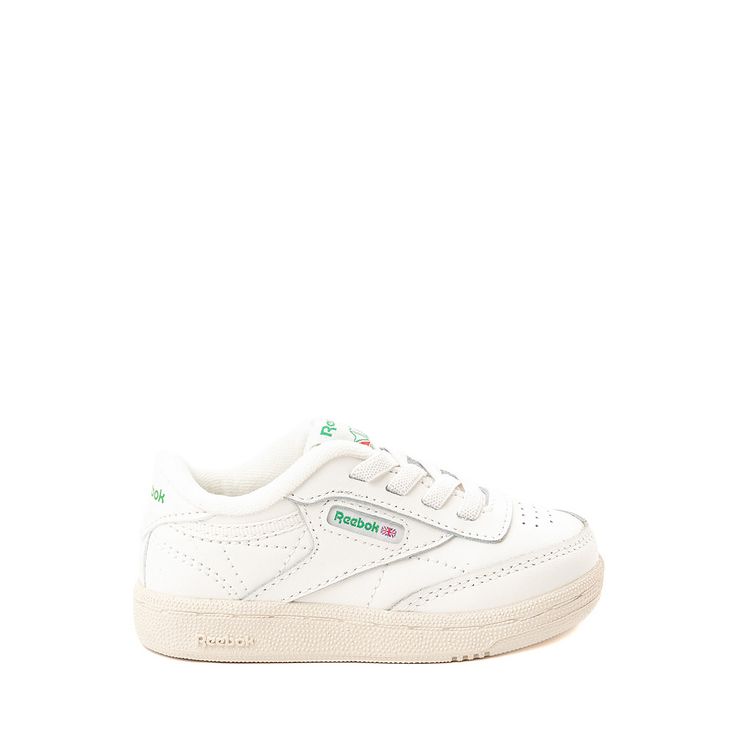 Reebok Club C Athletic Shoe - Baby / Toddler - Chalk | Journeys Kidz Spring Sporty Slip-resistant Sneakers, Sporty Slip-resistant Sneakers For Spring, Neutral Closet, Shoe Size Chart Kids, Nike Retro, Boy Fits, Baby Fits, Reebok Club C