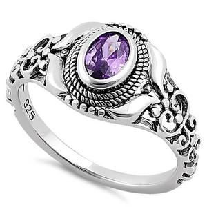 Sterling Silver Rings | Silver Jewelry 70% Below Retail �– Dreamland Jewelry Celtic Wedding Rings, Purple Rings, Layered Necklaces Silver, Engagement Ring White Gold, Cz Ring, Pretty Rings, Diamond Cluster Ring, Engagement Rings Sapphire, White Ring