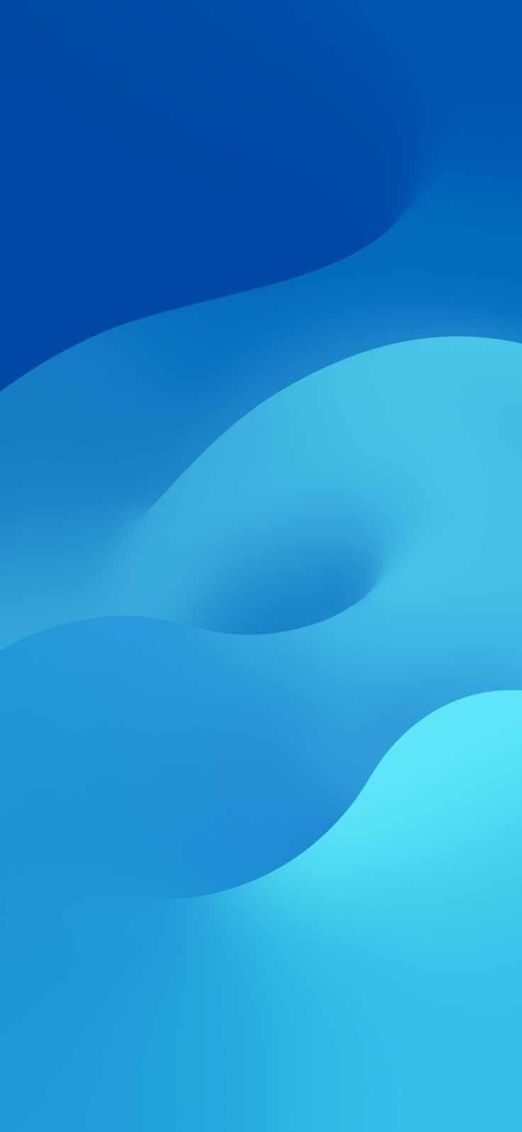 an abstract blue background with wavy shapes