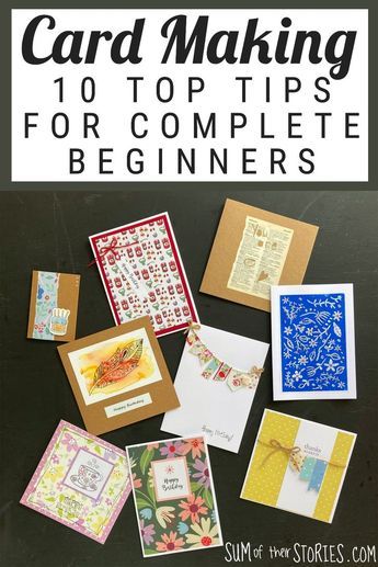 the cover of card making 101 top tips for complete beginners by sumi of her stories