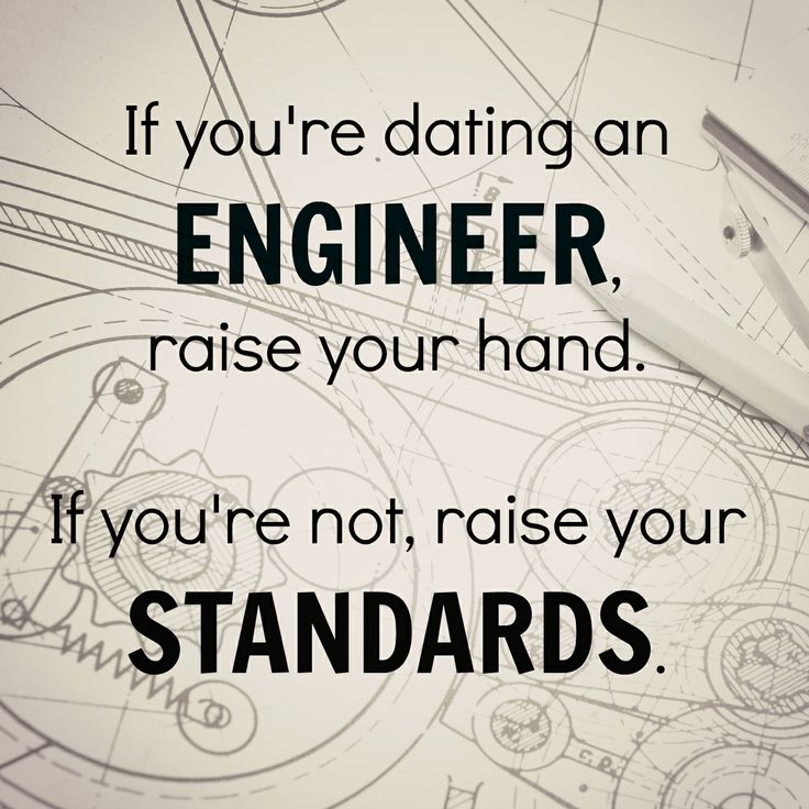 a pair of scissors sitting on top of a piece of paper with the words, if you're dating an engineer, raise your hand if you're not raise your