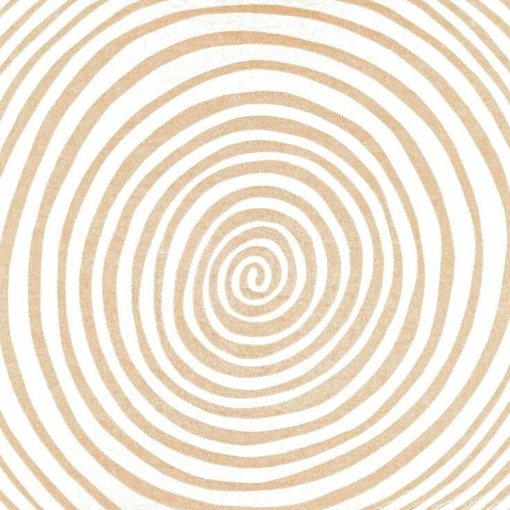 an image of a spiral pattern in beige and white