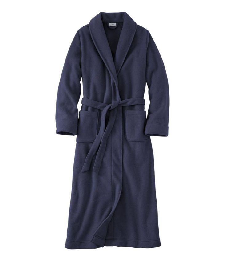 Year after year, customers tell us how much they appreciate our exceptionally plush robes, ideal for taking the chill off winter, morning or night. Relaxed Fit: Our most generous fit sits farthest from the body. Falls just above the ankle. Cozy 100% polyester fleece fabric is remarkably breathable. Machine wash and dry. Tie belt with belt loops. Front pockets. Imported. | Women's Winter Fleece Robe, Wrap-Front Winter Robes, Fleece Robe, Soft Robes, Flattering Jeans, Hooded Robe, Winter Morning, Sleepwear & Loungewear, Sleepwear Robe, Petite Women