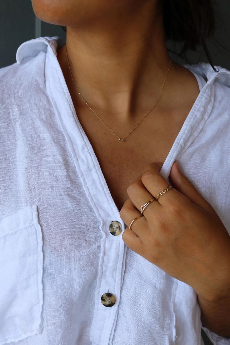 14k Gold Chain Ring, Gold Chain Ring, Dainty Chain Ring for Women, Real Gold Ring, Minimalist Ring, 14k Gold Ring, Anniversary Gift for Her - Etsy Dainty 14k Gold Jewelry For Everyday, Dainty Everyday 14k Gold Jewelry, Dainty Tiny Diamond Jewelry, Dainty Tiny Jewelry For Everyday Wear, Dainty Tiny Jewelry For Everyday, Everyday Minimalist Diamond Cut Ring, Everyday 14k Gold Jewelry With Single Diamond, Classic 14k Gold Chain Ring For Everyday, Dainty 14k Gold Jewelry With Delicate Chain