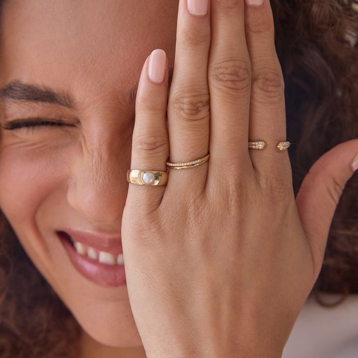 Say hello to your new stack staple: the Delicate Band. Handcrafted in Los Angeles from solid 14k gold, this 1.5 mm gem is available in rose, yellow, and white gold. With sizes ranging from 4-10, it’s the perfect addition to mix and match, making your ring stack truly shine. In stock rings will ship within 3 business days. Made-to-order rings will ship within 1-2 weeks. Details • Hand made in Los Angeles • Each ring is solid 14k gold • 1.5 mm • Need help with ring size? Check out our SIZING GUIDE 14k Gold Stackable Midi Rings For Promise, Anniversary Stackable Open Rings In Recycled Gold, Hypoallergenic 14k Gold Midi Rings For Anniversary, Gold Solitaire Midi Rings In Dainty Style, Elegant 14k Gold Hypoallergenic Midi Rings, 14k Gold Hypoallergenic Stackable Rings For Promise, Elegant Hypoallergenic 14k Gold Midi Rings, Hypoallergenic 14k Gold Stackable Rings For Everyday, Gold Solitaire Midi Rings With Round Band