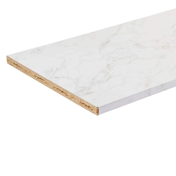 a white marble counter top on a white background