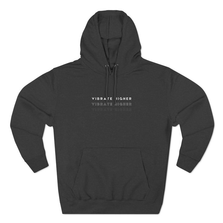 An inspirational three-panel fleece hoodie that exudes a positive vibe, encouraging wearers to vibrate higher. Perfect for cozy days at home or casual outings. Ideal for those seeking motivation and positivity in their everyday life. Relevant for holidays, birthdays, and self-care occasions. Product features - Hood with drawstrings for adjustable fit - Spacious kangaroo pouch pocket to keep hands warm - Soft and luxurious fabric composition for comfort - Medium-heavy fabric for warmth - Regular fit that runs true to size Care instructions - Machine wash: cold (max 30C or 90F) - Do not bleach - Tumble dry: low heat - Iron, steam or dry: low heat - Do not dryclean Soli Deo Gloria, Porsche Logo, Park City, Pick One, Black Charcoal, Fleece Hoodie, Warm And Cozy, Heathers, Favorite Color