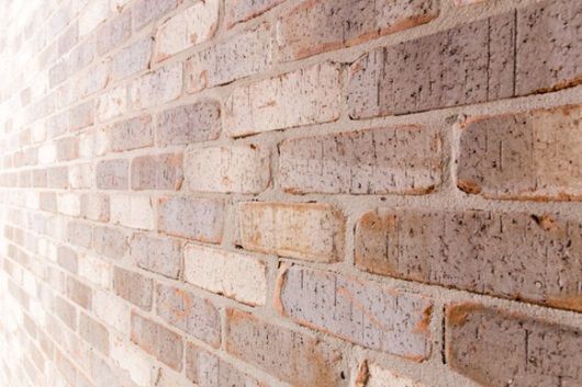 a brick wall is shown in this image