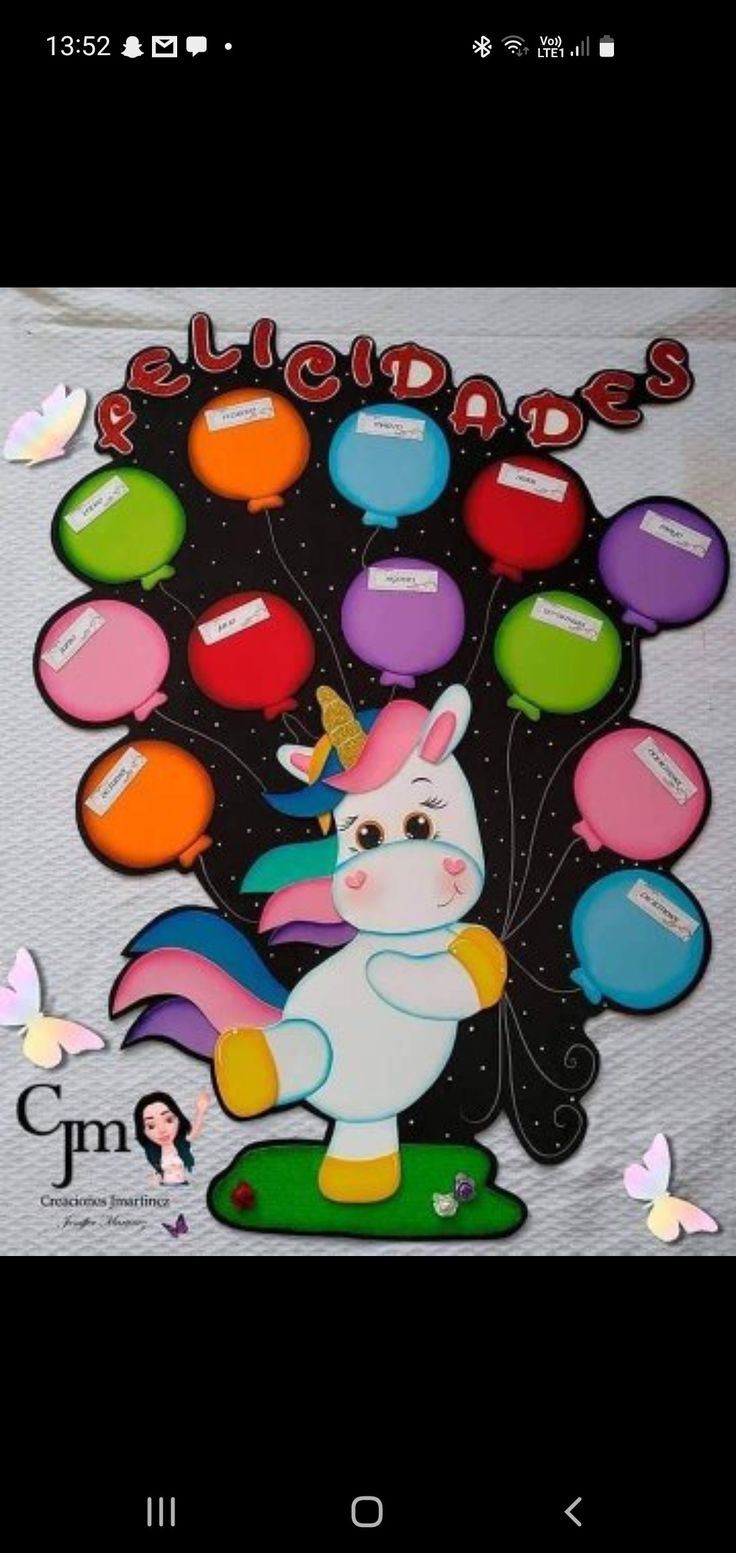 an image of a unicorn with balloons