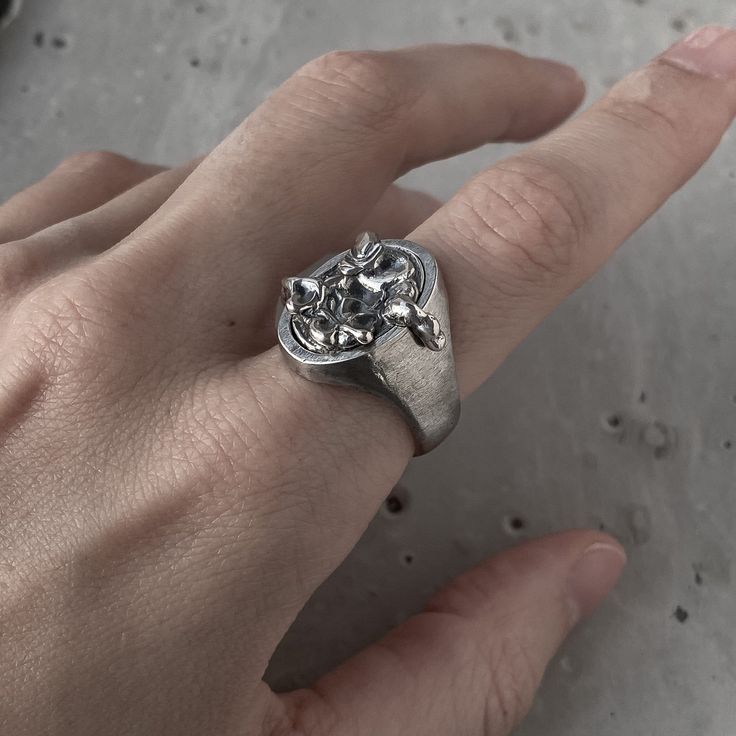 The Silver LAVA ring Molten metal imitation oval signet ring. Oval top:10mm*15mm Width: 6-9mm Weight: ~14-17g (Depends on size) By default, the product is presented in two versions:Golden Lava- Silver+brass (top)Silver Lava- Silver+silver You can also order this ring made entirely in gold 585 (14 carats) or partially (only the top). In this case, the cost is calculated individually.To do this, contact us in the chat window or in any other way convenient for you so that we can discuss the details Silver Minimalist Oval Dome Ring, Silver Oval Dome Ring Minimalist Style, Silver Engraved Metal Ring, Silver Dome Ring Tarnish Resistant As Gift, Silver Tarnish Resistant Oval Ring, Durable Silver Sterling Silver Signet Ring, Silver Sterling Silver Tarnish Resistant Signet Ring, Modern Silver Engraved Ring Tarnish Resistant, Minimalist Silver Oval Dome Ring