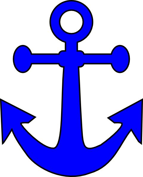 an anchor is shown in blue and white with arrows pointing up to the right side