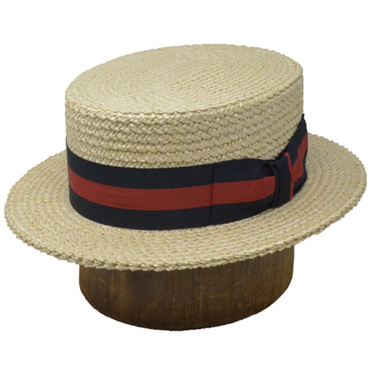 DelMonico Boater Straw Hat Classic Adjustable Boater Hat For Country Events, Classic Flat Bill Hats For Country Events, Vintage Flat Bill Hat For Kentucky Derby, Classic Beige Hat For Country Events, Classic Beige Brimmed Top Hat, Classic Boater Hat With Flat Brim For Country Events, Classic Boater Hat With Short Brim For Country Events, Classic Adjustable Brimmed Boater Hat, Classic Boater Hat For Country Events With Short Brim