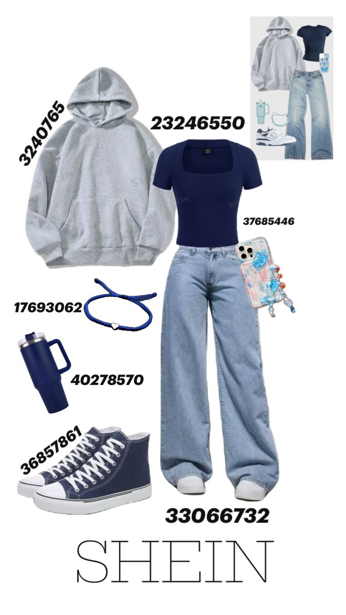 Chill outfittt SHEIN Shein Codes, Shein Fits, Coding School, Shein Outfits, Basic Outfits, School Outfits, Cute Outfits, Fashion Outfits, Outfit Inspo