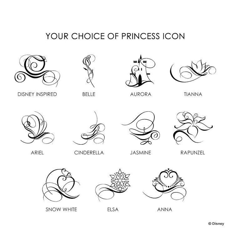 the different types of princess logos