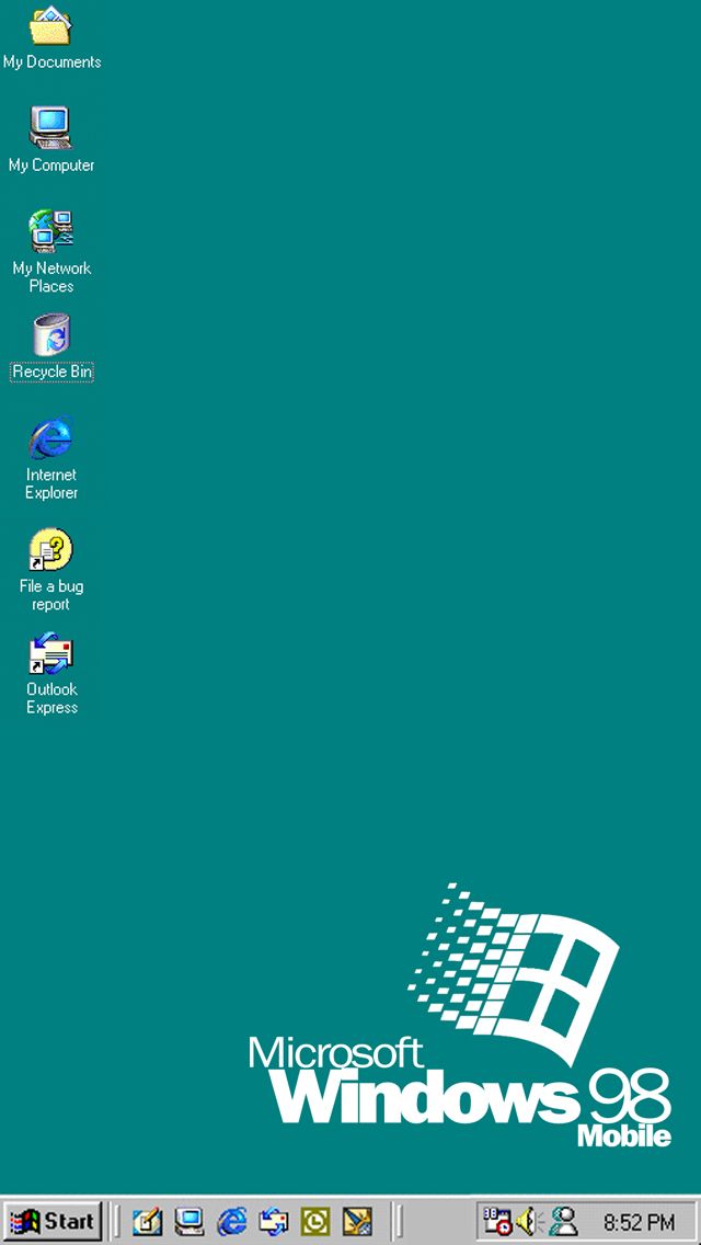 the windows xp logo is shown in this screenshot