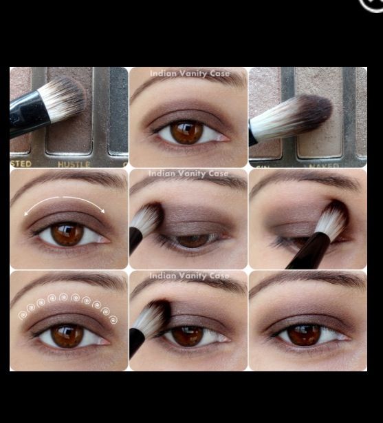 EYESHADOW!! Blending Eyeshadow Step By Step, How To Blend Eyeshadow, Blend Eyeshadow, Teknik Makeup, Make Up Gold, Eyeshadow For Brown Eyes, Blending Eyeshadow, Everyday Makeup Routine, How To Apply Eyeshadow