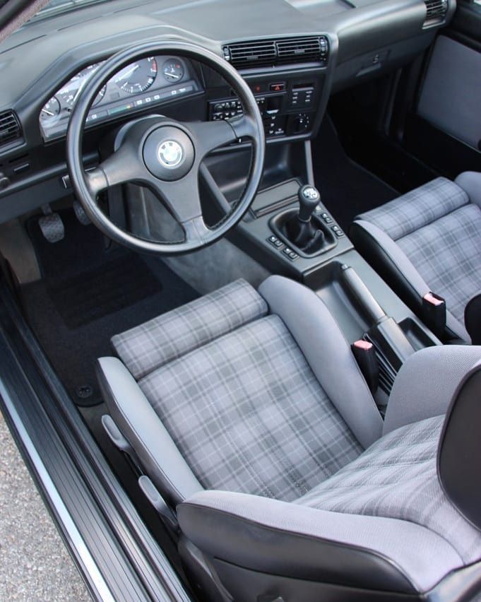 the interior of a car is clean and ready to be used