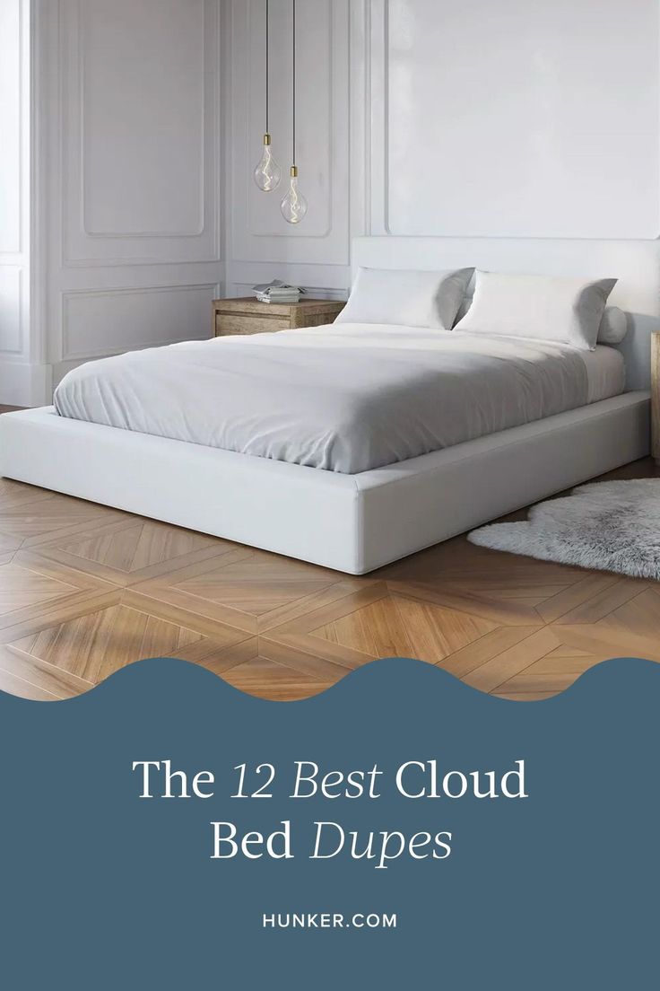 Cloud Bed Frame Low, Sundays Furniture Cloud Bed, Diy Cloud Bed Frame, Diy Cloud Bed, Cloud Bed Frame Aesthetic, Cloud Bed Aesthetic, Cloud Beds, Cloud Bed Frame, Upolstered Bed