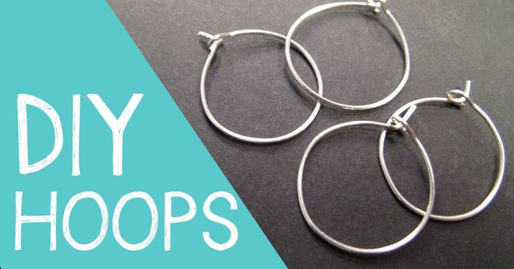 Diy Hoop Earrings, Hoop Earrings Diy, Rings Wire, Wire Hoop Earrings, Diy Jewelry Rings, Diy Jewelry Display, Wire Jewelry Tutorial, Jewerly Making, Diy Wire Jewelry