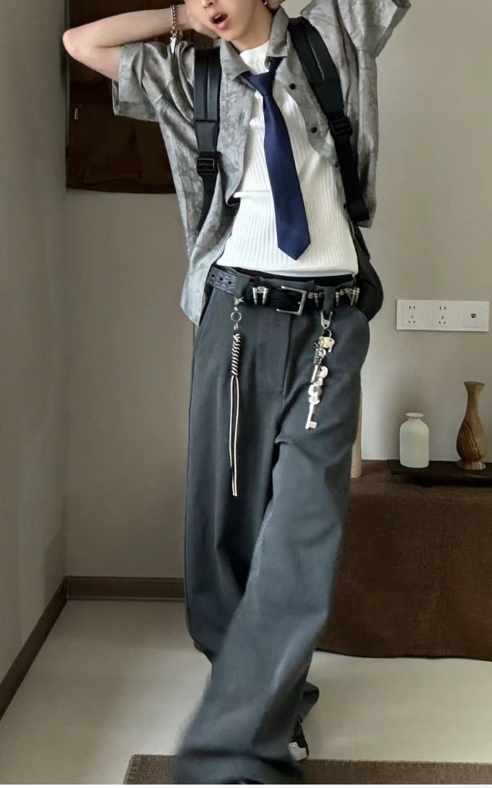 Cybercore Fashion Men, Shojo Boy Outfit, Ulzzang Fashion Men, Acubi Male Outfits, Shoujo Boy Outfit, Male Acubi Fashion, Male Kpop Fashion, Outfit Reference Male, Acubi Outfits Men