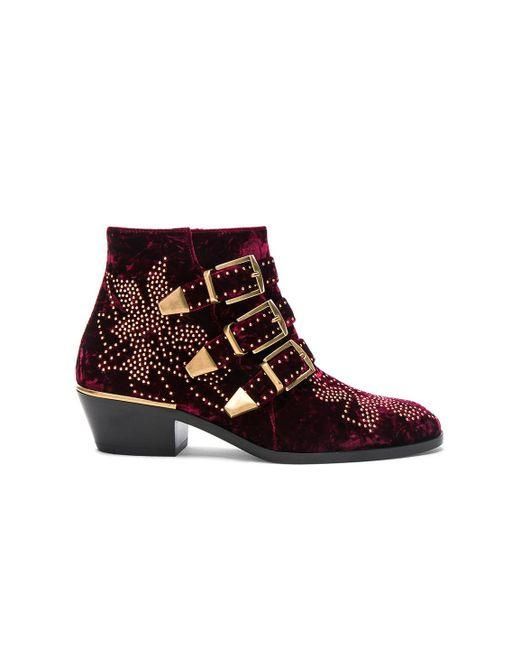 Follow me on Instagram for daily fashion inspiration @luxurynextseason Burgundy Boots Ankle, Designer Ankle Boots, Velvet Ankle Boots, Mid Heel Boots, Fashion Shoes Boots, Low Heel Boots, Side Zip Boots, Velvet Boots, Studded Boots