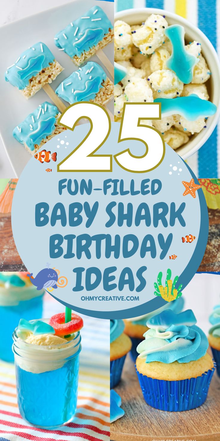 the 25 fun filled baby shark birthday ideas