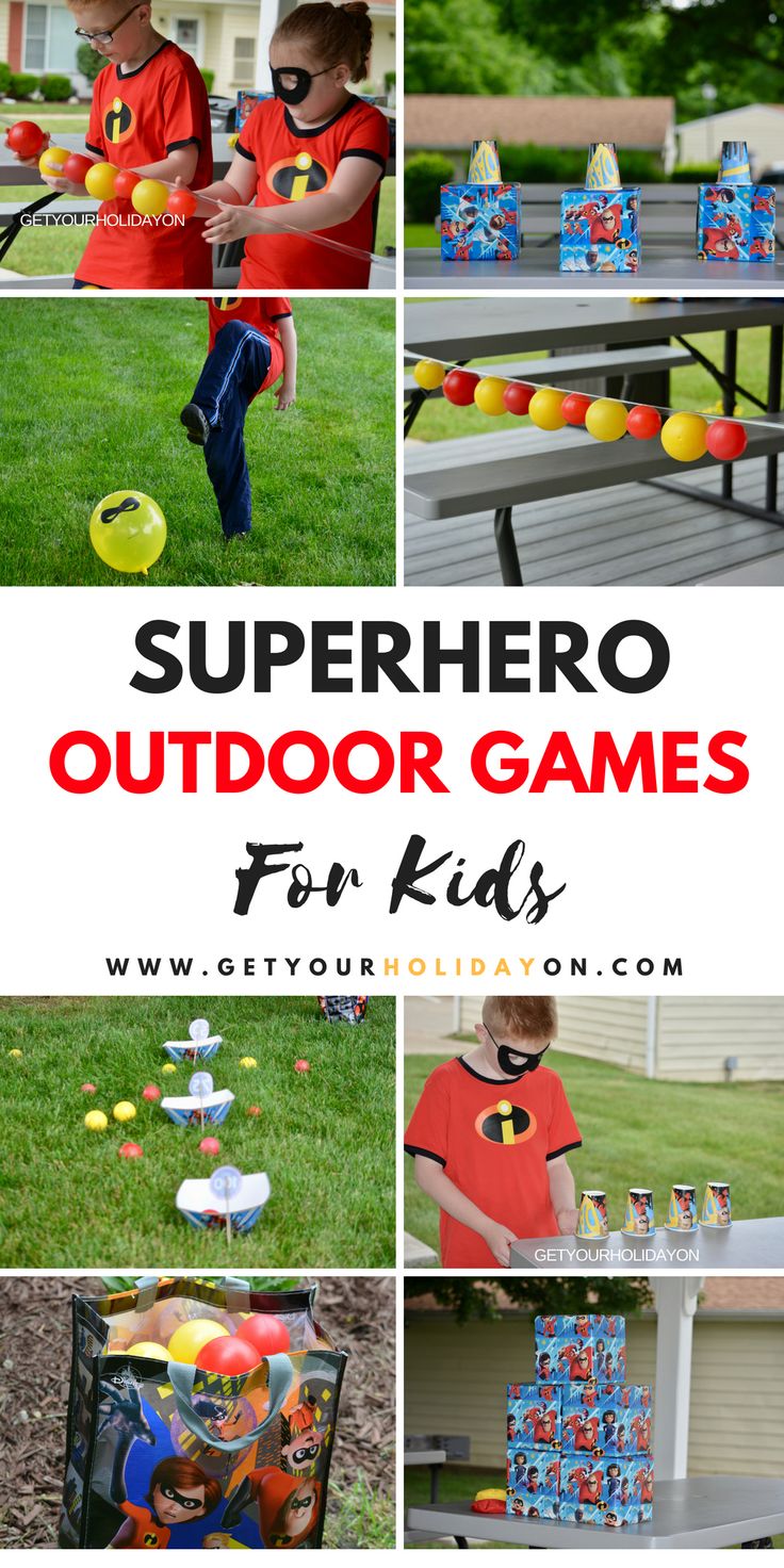 an outdoor game for kids to play outside