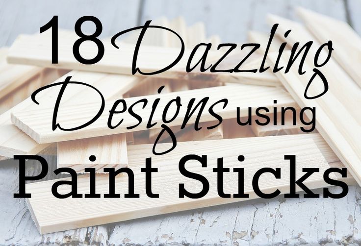 Painted Sticks Decor, Paint Stir Stick Crafts, Paint Sticks Projects, Painted Sticks Diy, Paint Stick Crafts Diy Projects, Paint Stick Crafts, Paint Stirrers, Paint Stir Sticks, Paint Sticks