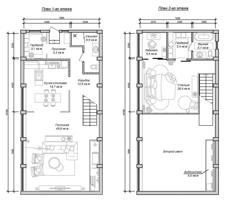 two story house plans with lofts and living room