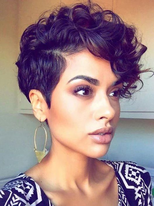 Curly Pixie Cuts We’re Loving Right Now | Southern Living Short Curly Pixie, Curly Pixie Haircuts, Short Haircut Styles, Curly Pixie Cuts, Short Curly Haircuts, Short Curly Wigs, Penteado Cabelo Curto, Short Wigs, Curly Hair Cuts