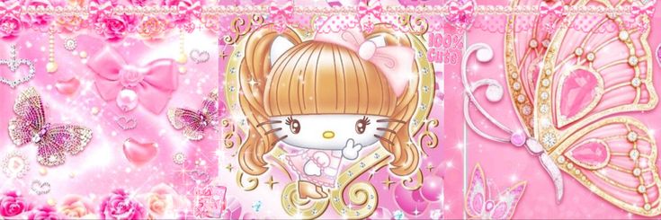 cute gyaru gal pink messy header Hello Kitty Vans, 헬로키티 배경화면, Hello Kitty Imagenes, Charmmy Kitty, Hello Kitty Images, Cute Banners, Hello Kitty Characters, Cute Headers, Kitty Drawing