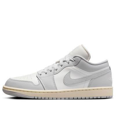 (WMNS) Air Jordan 1 Low 'Coconut Milk Neutral Grey' DC0774-103 Wmns Air Jordan 1, Limited Edition Sneakers, Air Jordan 1 Low, Jordan 1 Low, Sport Sneakers, Air Jordan 1, Coconut Milk, Jordan 1, Air Jordan