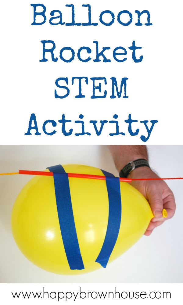 Watch this balloon rocket zoom across the room in this balloon science experiment. This is a great stem activity for kids that will leave them asking to do it again. #science #STEM #kids via @happybrownhouse Balloon Science Experiments, Stem Kids, Balloon Rocket, Kids Stem Activities, Space Activities For Kids, Fun Stem Activities, Science Week, Preschool Stem, Science Stem