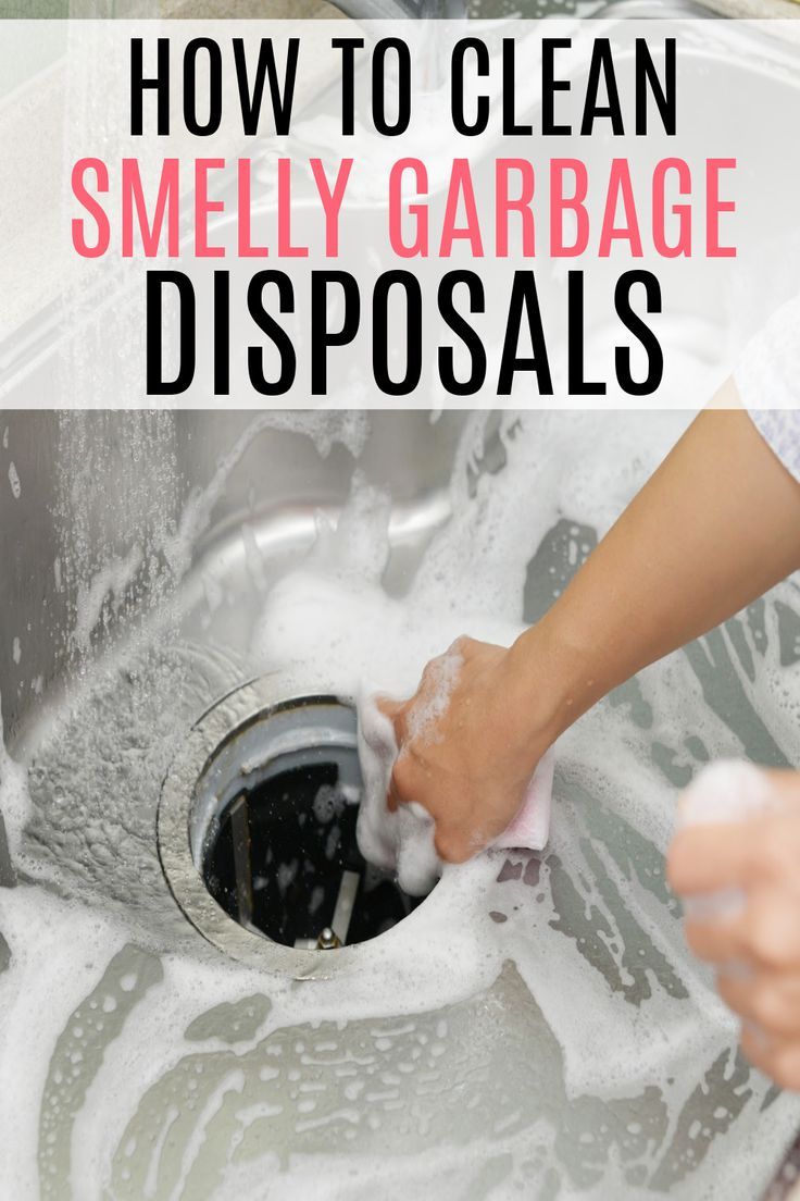 how to clean smelly garbage disposals with the help of a dispenser