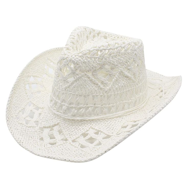 PRICES MAY VARY. 👒One Size Fit Most: The cowboy hats for women measure about 22inch, fit most ladies women girls. They are lightweight, breathable and comfortable wear. 👒Effectively Sun Protection: The straw cowboy hats for women can protect you from the hot sun all day long. The wide brim covers all your facial region and neck and shades them perfectly wherever you go. Helps you enjoy your outdoor activities like playing under the sun, having outdoor adventures, hiking, swimming, exploring or Cowboy Hats Women, Outdoor Hut, Mens Cowboy Hats, Mens Sun Hats, Straw Cowboy Hat, Riding Hats, Western Cowboy Hats, Wide Brim Sun Hat, Cowgirl Hat