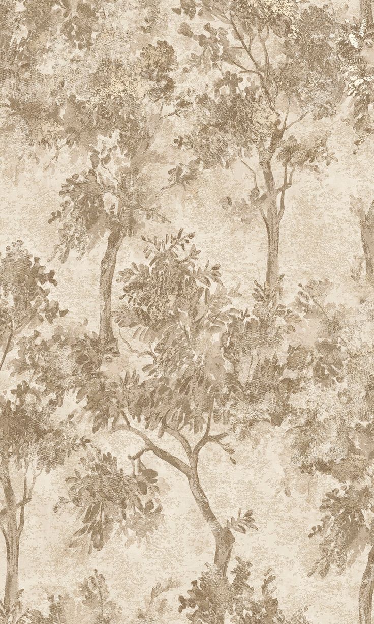 a wallpaper with trees and leaves on it