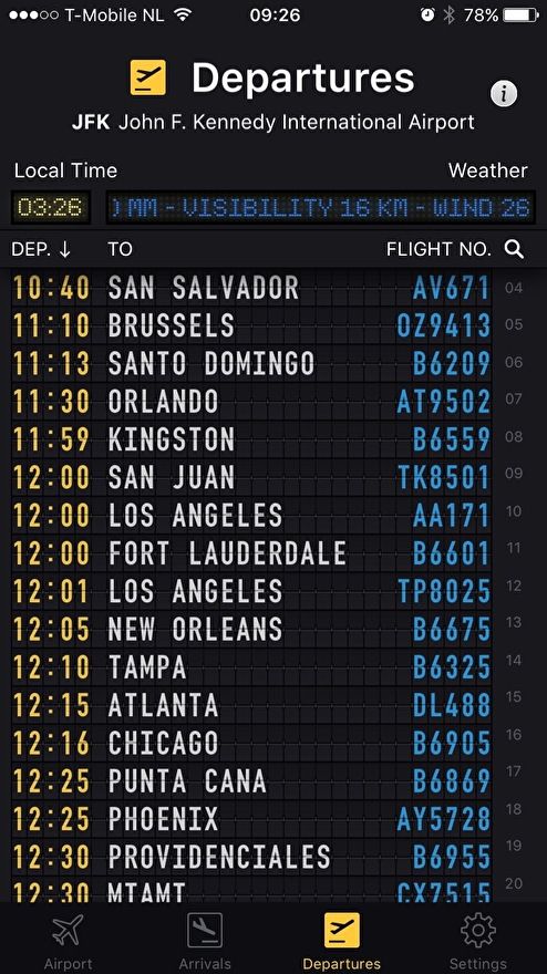 an airport timetable with the names and times on it's screen, as well as numbers